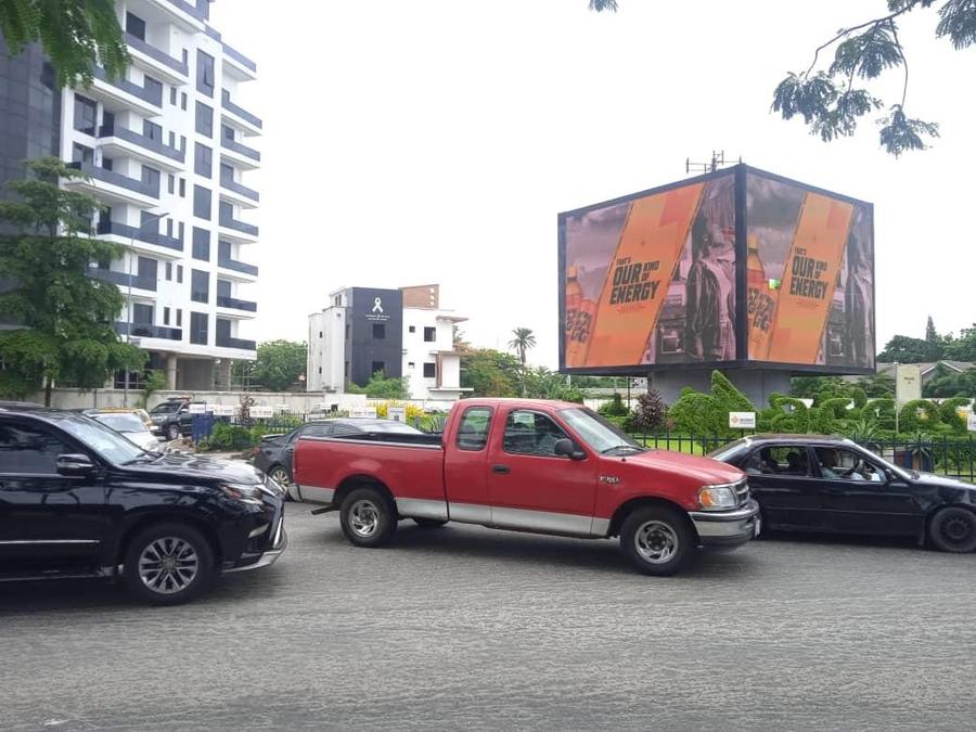 Alexander Cube LED outdoor advertising billboard Lagos