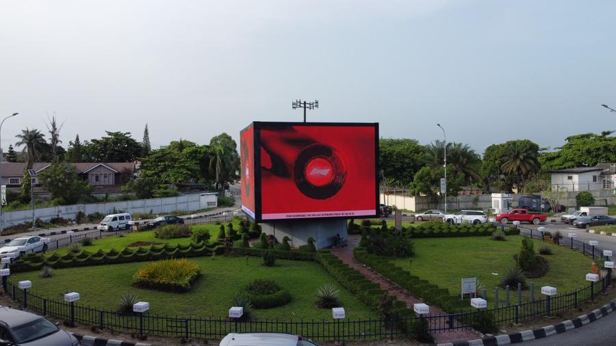 Alexander Roundabout outdoor advertising billboard Lagos