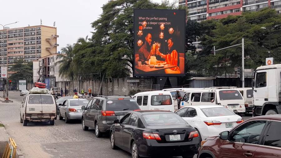 Adetokunbo Ademola outdoor advertising billboard Lagos