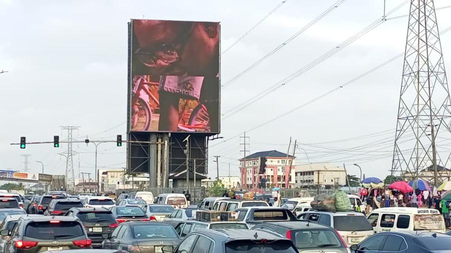 Jakande LED Board outdoor advertising billboard Lagos
