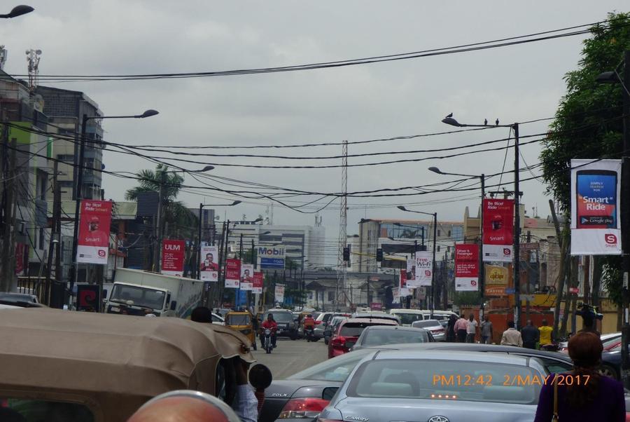Tejuosho Road outdoor advertising billboard Lagos